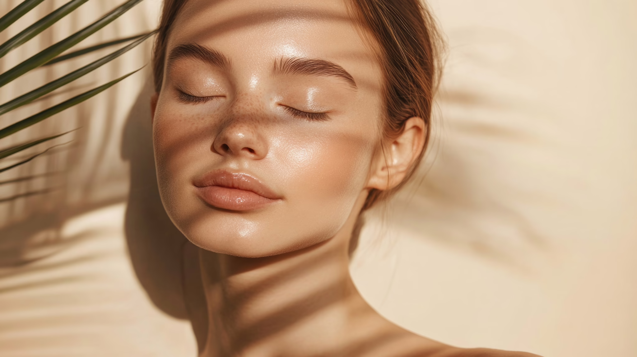 Confident woman smiling after med spa treatment, reflecting self-care and inner glow