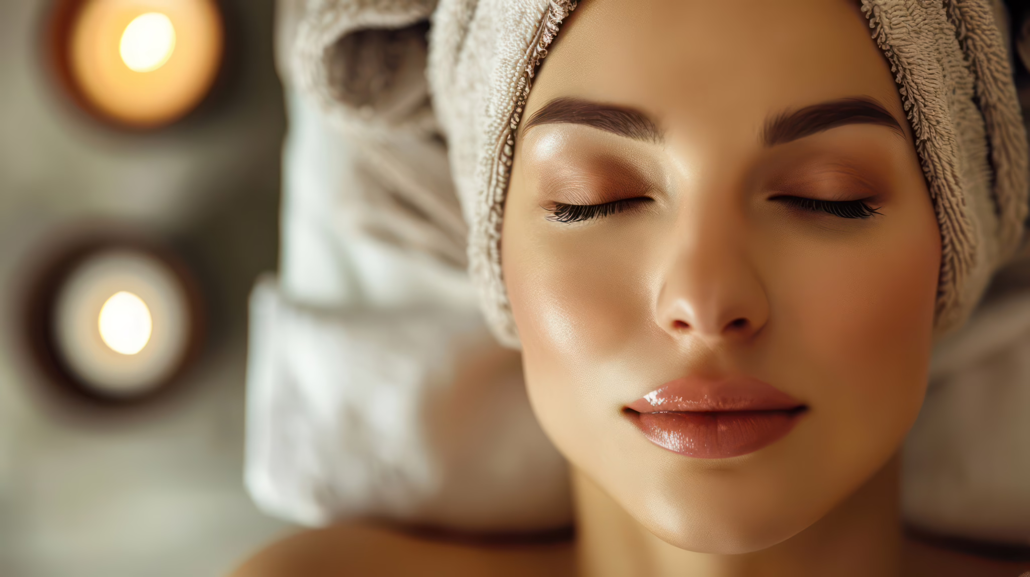 Woman enjoying med spa membership facial treatment at Mirror Mirror Med Spa