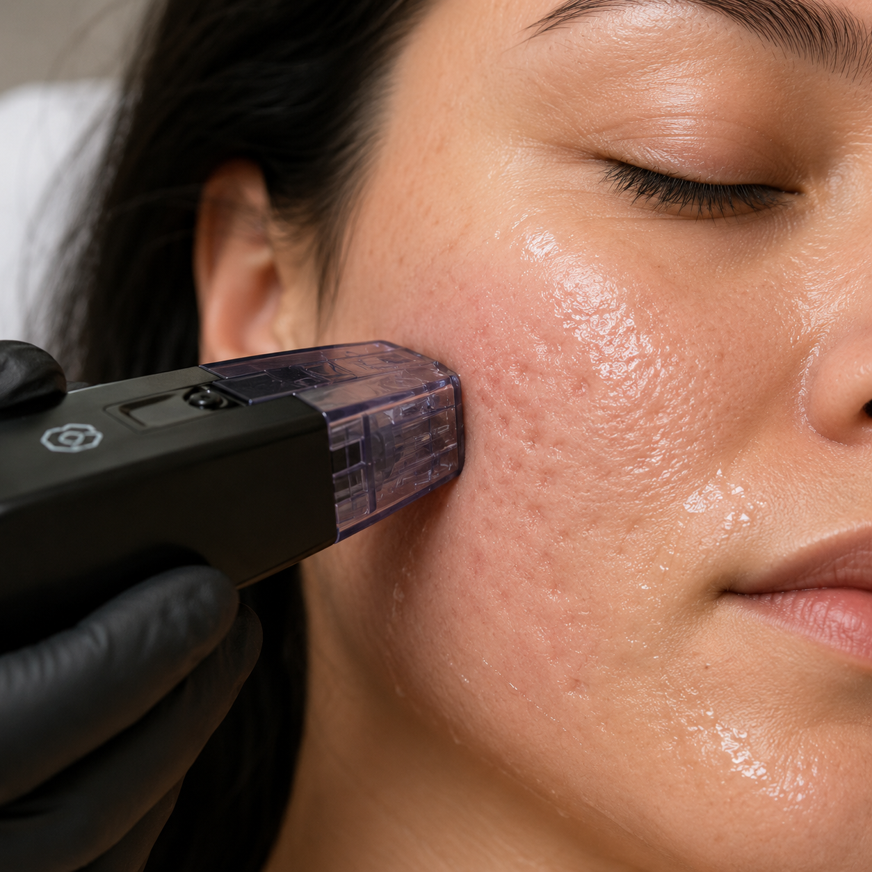 Morpheus8 RF microneedling for acne scars