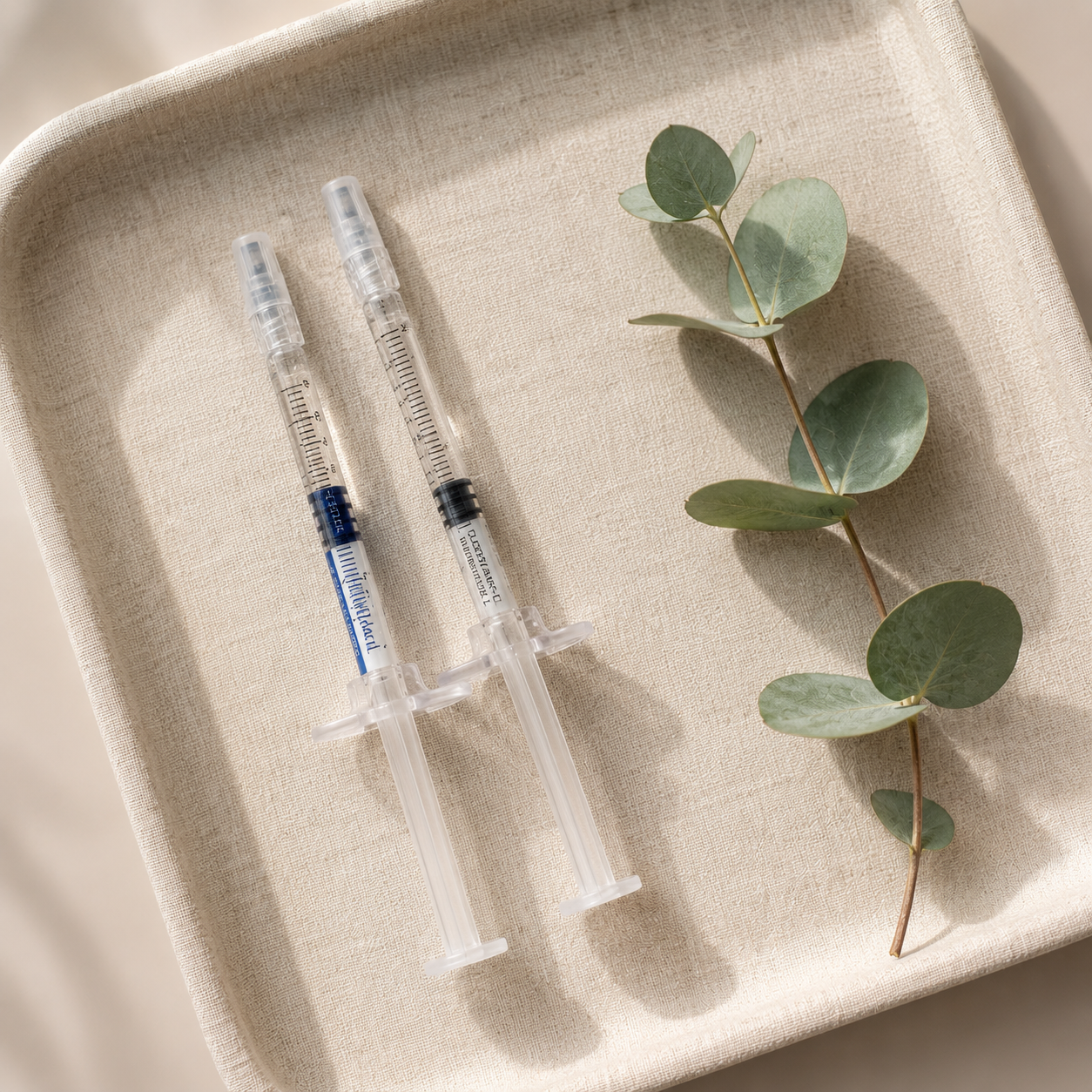 Dermal filler syringes for cheek and mid-face volume